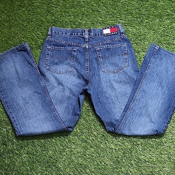 Tommy Hilfiger Womens Vintage Classic Blue Denim Jeans - Picture 6 of 8